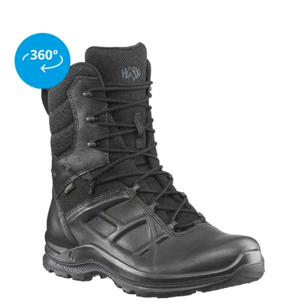 HAIX Black Men's Eagle Tactical Gore-tex Work Boots Sz-7